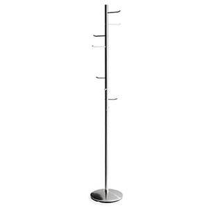 Miyatake Seisakusho AR-P017SL LALIA Pole Hanger, Width 13.4 x Depth 13.4 x Height 68.1 inches (34 x 34 x 173 cm), Silver, Space Saving Design