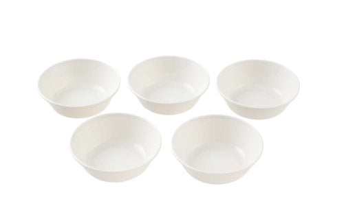 CAPTAIN STAG M-9516 BBQ Plate Set, Antibacterial Deep Plate, 4.7 inches (12 cm), Set of 5