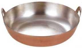 Wakabayashi Industrial Copper Thick Frying Pan (Plate Thickness 0.12 inches (3.0 mm) 10.6 inches (27 cm)