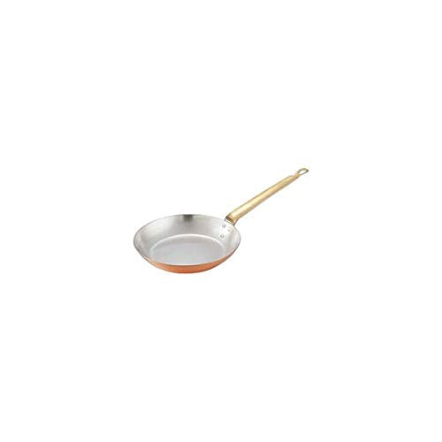 Copper Frying Pan Brass Handle 21 cm Cooking Tools CD: 018120