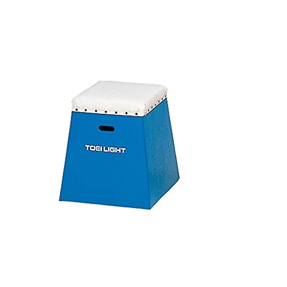 TOEI LIGHT T2267B T2267B Beginner's Jump Box, Blue, Bottom 17.7 inches (45 cm) (Top 14.2 inches (36 cm) Square) x Height 19.7 inches (50 cm), Integrated Model for Nursery, Toddlers, Elementary School