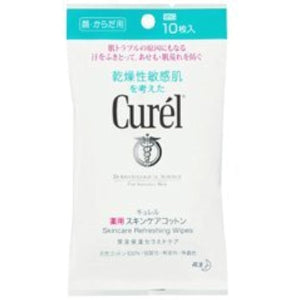 [Kao] Curel medicated skin care sheet (10 sheets) x 10 set