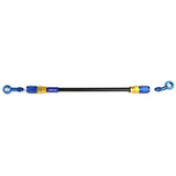 SWAGE LINE (Swedge Line) Easy Order Hose General-purpose Hose Aluminum (Gold/Blue) Black Moke Horse Bang Joe Adapter attached (Straight+Side Vent 20 degrees) 1475mm PAKB-1113M-1475