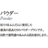 CHIKUHODO Takehodo Regular Series Powder Brush Ash Squirrel RR-P6 Red Line Makeup Brush