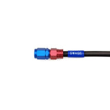 Swage LINE SAFB823 Front Brake Hose Kit, Aluminum (Red/Blue) Black Smoke Hose, XL883N (IRON 883) (09-13)