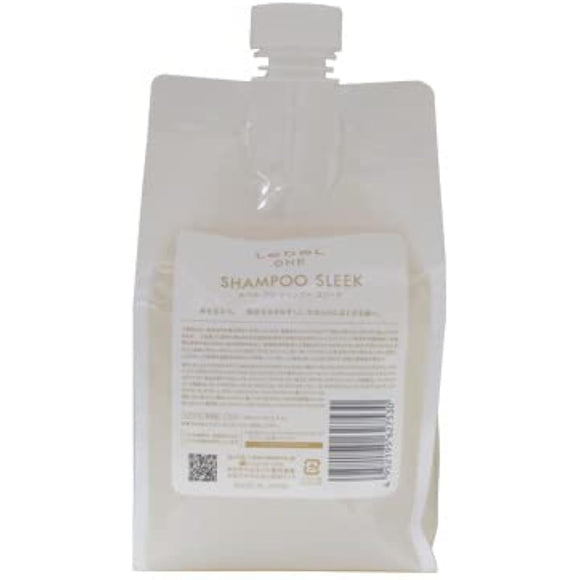 Lebel One Shampoo Sleek 1000mL (pouch)