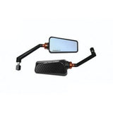 Kn Planning Stage6 Genuine Cygnus X Jog Dio Majesty Rearview Mirror with Carbon Pattern Glossy Blue Lens