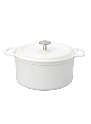 CB Japan Two-handed pan White 18cm Lightweight anhydrous cooking Ceramic paint processing IH compatible copan