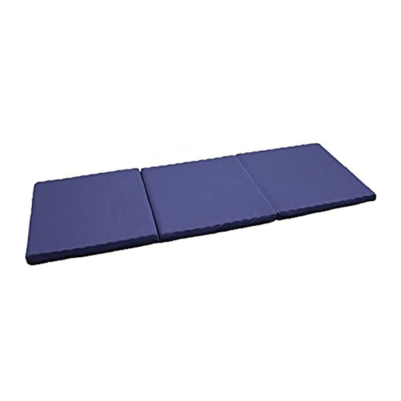 Nishikawa Rolling Mattress 23.6 x 70.9 x 2.4 inches (60 x 180 x 6 cm), Washable on the Sides, Home Time, Tri-fold, Storage, Convenient, For Sleeping, Napping Sofa, Outdoor, Sleeping in Car, For Guests, Navy HC90009512NV