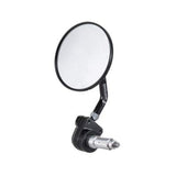 TANAX ANC-104 Napoleon Barendo Mirror C Motorcycle Bar End Mirror, Black, Left and Right USE, Round