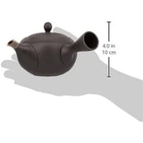 Chubu Burn Black Kiln strange Round teapot Line Tier Y814
