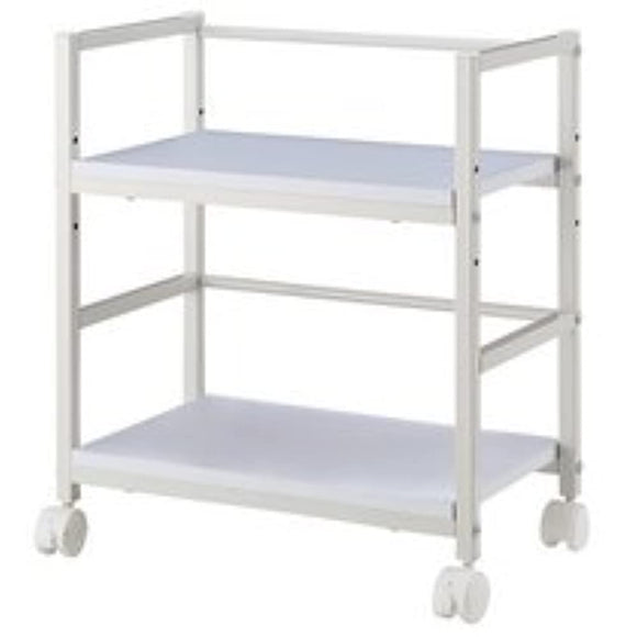 YAMAZEN MUD-50WHIV Under Desk Wagon, 2 Tiers, W 19.7 x D 11.6 x H 23.6 inches (500 x 295 x 605 mm), White, 1 Unit