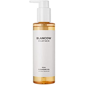 BLANCOW BLANCOW Milky Skin Real Cleansing Oil 190mL Hypoallergenic [Korea Popular Cosmetic BLANCOW SOLA] MILKY SKIN REAL CLEANSING OIL Makeup Remover