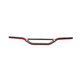 ZETA ZE07-6453 NEWCOMP Handlebar, 7/8 Bar, DualSports Med, Bar Clamp Section, Outer Diameter 0.9 Inches (22.2 mm), Aluminum, Red