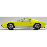 Kyosho Original KS08317Y Lamborghini Miura P400SV Yellow/Silver, Finished Product