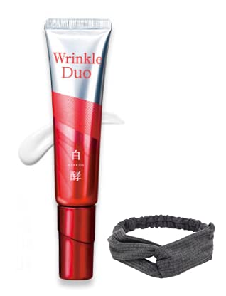 Wrinkle Duo White Fermentation 20g Wrinkles Stains Smile Lines Hair Band Set