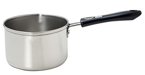 Pearl Metal Milk Pan 13cm IH Compatible Stainless Days Kitchen Made in Japan H-5171