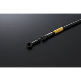 Build A LINE UNIVERSAL BRAKE HOSE FOR ROAD MODELS, Stainless Steel (Black) Fitting Black Hose.