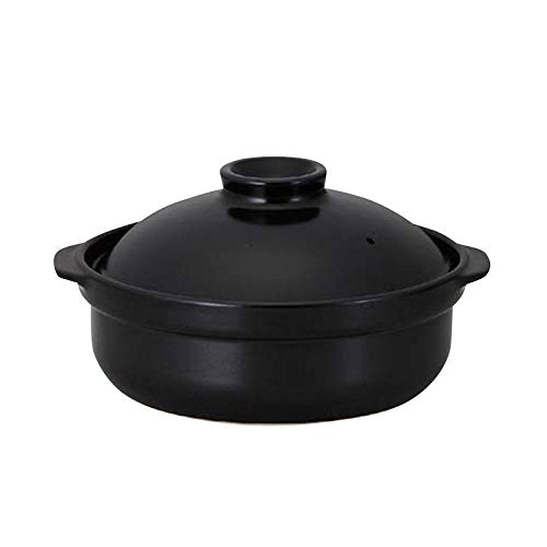 Banquet Dirt Pot, Heat Resistant, Direct Fire, Black