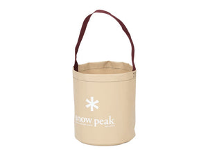 Snow Peak FP-152R Camp Bucket, Beige, One