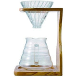 HARIO VSS-1206-OV V60 Olive Wood Stand Set
