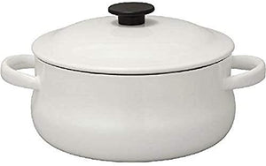 Noda Enamel Luke Deep Casserole 25cm Made in Japan LK-25T