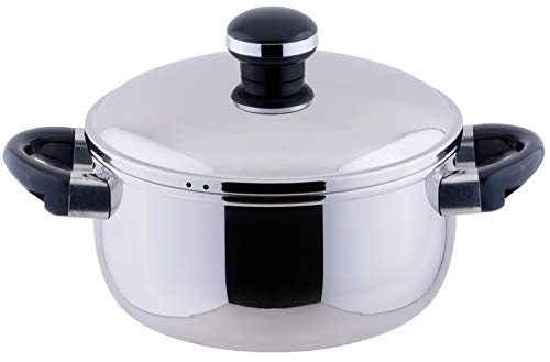 Miyazaki Seisakusho Object Two-handed pan 20cm sauce pot Made in Japan 5-year warranty IH compatible Lightweight OJ-6