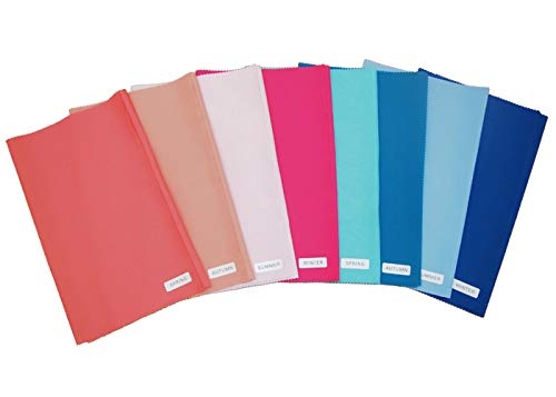 8 Basic Color Set: Personal Color Diagnostic Drape (8 Color Select) Case included.