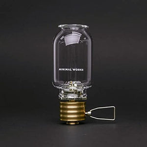 MINIMAL WORKS Edison Lantern Furniture Gold