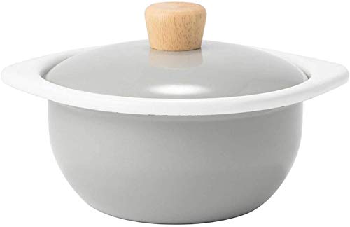 Fuji Hollow Amber Container Cocotte Cotton Series Light Gray 15cm CTN-15C.LG