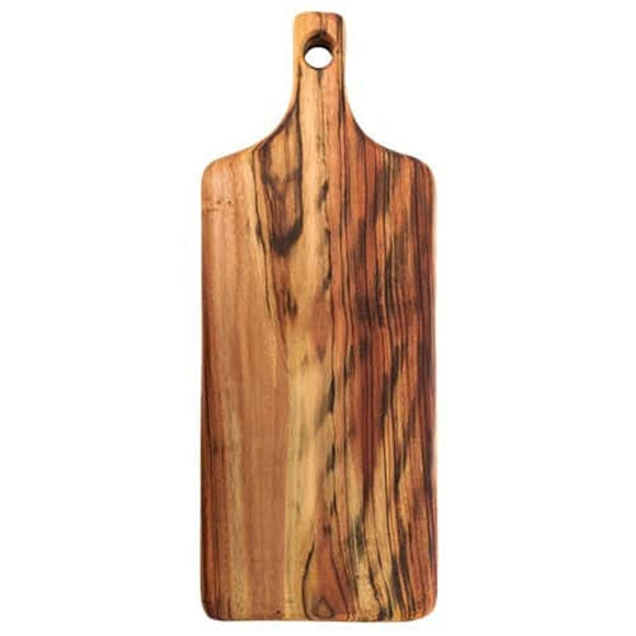 FAB SLABS Cutting Board, Paddle, Natural Wood, Camphor Wood, 19.7 x 7.9 x 1.2 inches (500 x 200 x 30 mm), (Large)