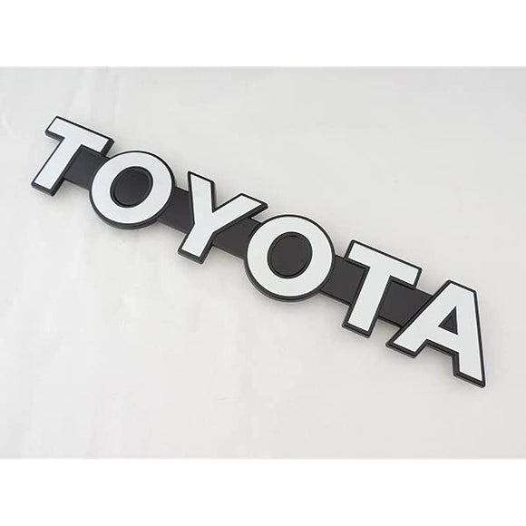 Toyota Genuine Land Cruiser 70 Front Grill Emblem Toyota Emblem [Rare Regular Domestic genuine parts] Aging parts over time
