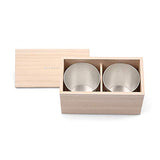 Najimi E00130 Tumbler Set of 2 (In Paulownia Box)