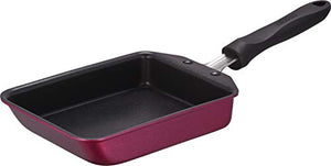 Thermos Durable Series Tamagoyaki Frying Pan 13cm Red IH Compatible KFF-013E R