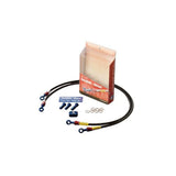 Build A LINE CBR600RR (03-04) 20511460s Front Brake Hose, Aluminum (Blue/Red) Fitting, Smoke Hose Direct