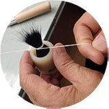 Makeup Brush, Foundation Brush (Round Flat), Made in Japan