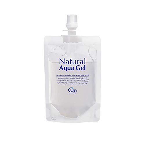 Cure Natural Aqua Gel, Exfoliating, Exfoliating, Exfoliating, Face, Nose, Gommage, Peeling, Face Wash, Full Body, Elbows, Knees, Decollete, Back, Heels, Made in Japan, Cure Official, 80g, 1 Bag