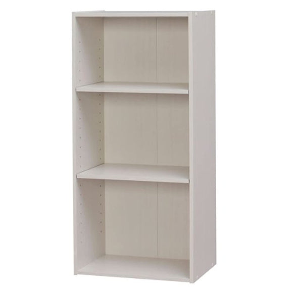 Iris Ohyama Color Box 3 Tiers Movable Shelf Storage Box Bookshelf Width 41.4 x Depth 29 x Height 88.2 cm Off-White CX-3KD