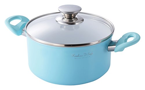 KEVNHAUN Two-handed pan 20cm IH compatible Turquoise teal ceramic coating KDS6645