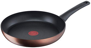 Tefal Frying Pan 28cm IH Compatible IH Cocoa Brown Frying Pan Titanium Force Coating G26106 Brown