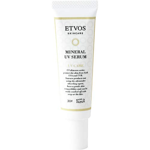 ETVOS Sunscreen Serum Mineral UV Serum SPF35/PA+++ 30g Makeup Base No UV Absorber