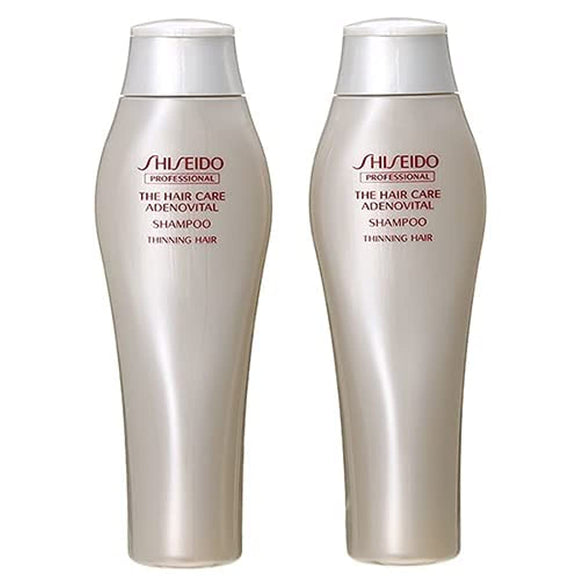 Shiseido Adenovital Shampoo 8.5 fl oz (250 ml) & Sculpt Treatment, 4.6 oz (130 g) x 2 Set