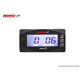 Kn Planning Koso Waterproof Bike ScooterCycle Scooter LED Clock Outdoor Temperator VoltMeter Bolt Meter 12V