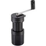CAPTAIN STAG UW-3540 Coffee Mill, Hand Grind, Portable, Coffee Mill, 13 Levels of Rough, Storage Case, Black