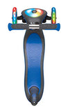 GLOBBER WLGB444700 3-Wheel, Glowing, Ages 3 and Up, Height Adjustable, Outdoor Play, Exercise, Play, Kick Scooter, EliteDeluxeLight, Navy Blue