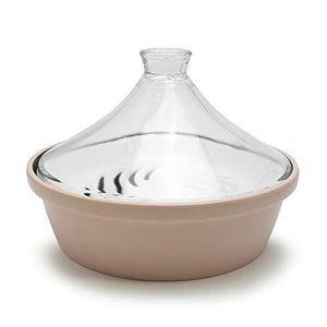 TAMAKI Seracook Steamer Glass Lid L Pink T-696484