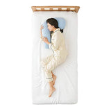 MEIDAI Side Sleeping Pillow, Blue Side Sleeping Pillow, Good Sleep Pillow, Memory Foam Pillow, Health Pillow, Prevents Stiff Shoulders, Improves Snoring, Side Sleeping, Easy Breathing, Deep Sleep