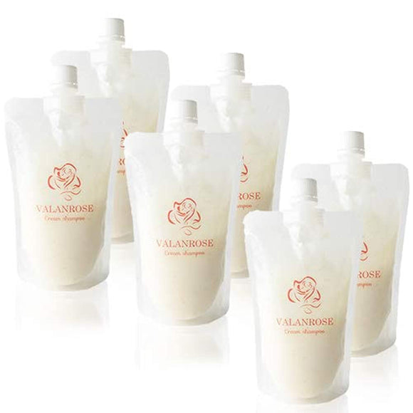 Balanrose Cream Shampoo, 7.1 oz (200 g), VALANROSE Cream shampoo (6 pieces)