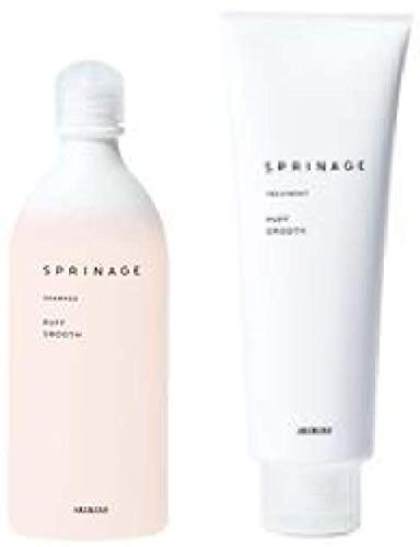 Sprinage Shampoo Puff Smooth 280ml Sprinage Treatment Puff Smooth 230g Set