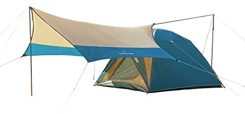 CAPTAIN STAG UZ-13229 Tent Tarp Extension Belt Set, Standard Dome Tent Tarp Set, For 5 to 6 People, 15.7 x 16.5 inches (400 x 420 cm)